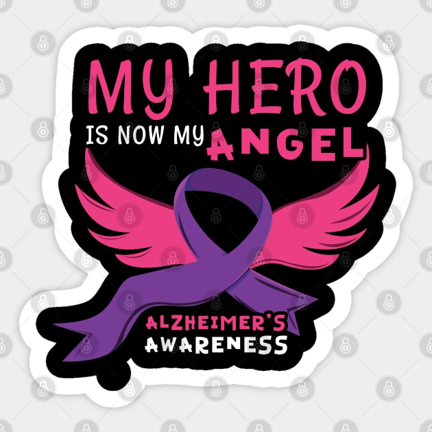 Hero Angel Alzheimer Alzheimers Awareness Sticker by CrissWild